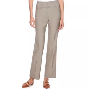 ELLE Wide Leg Trouser Dress Pants 14L Heather